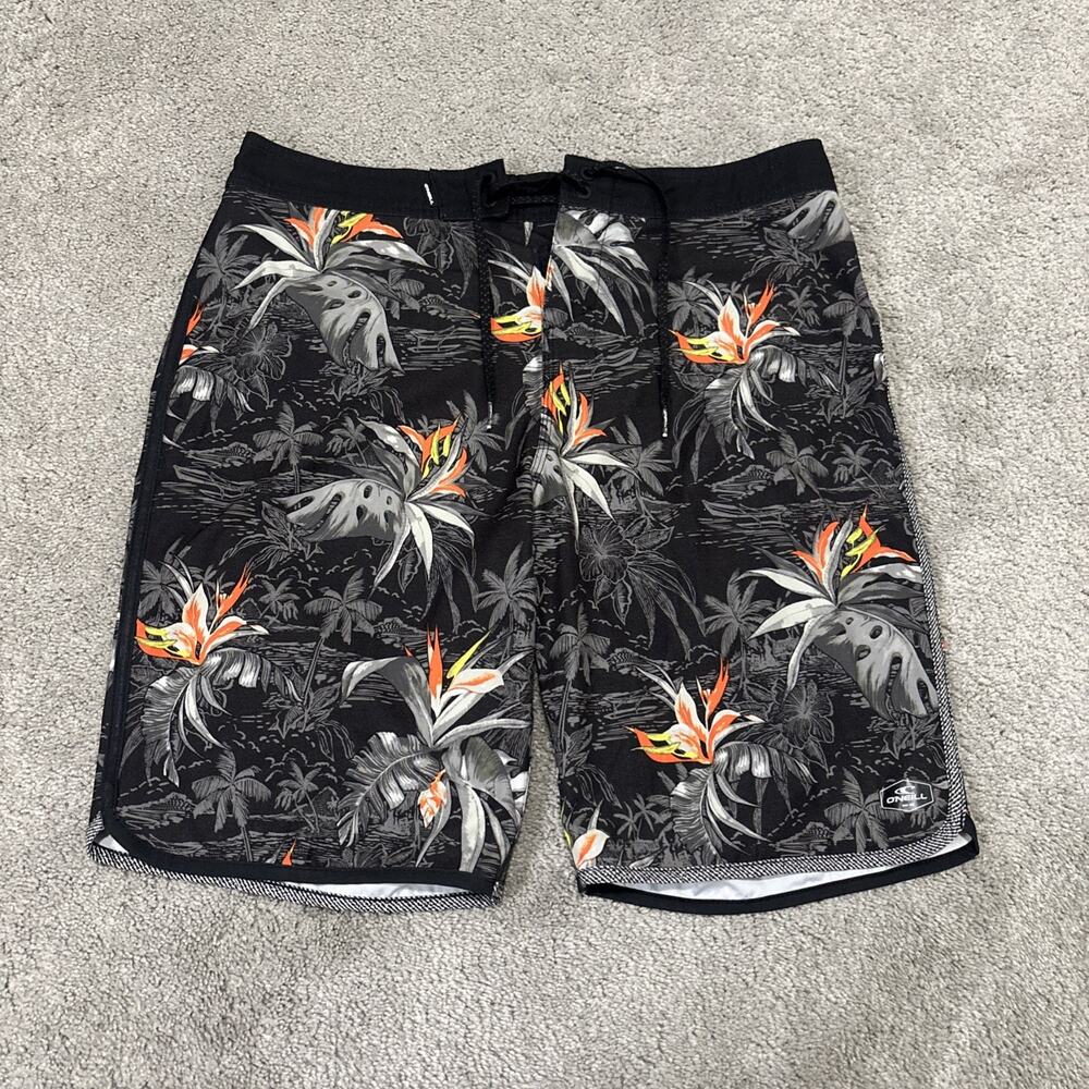 O’Neill Hyperfreak Board Shorts Mens Tropical Floral Size 32